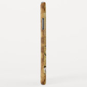 JAHRESANGEL MONOGRAM, Pergament Case-Mate iPhone Hülle (Hinten/Rechts)