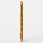 JAHRESANGEL MONOGRAM, Pergament Case-Mate iPhone Hülle (Hinten/Links)