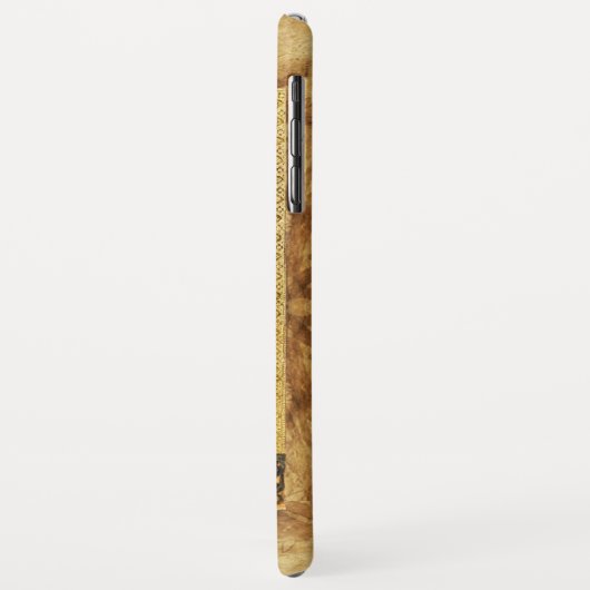 JAHRESANGEL MONOGRAM, Pergament Case-Mate iPhone Hülle (Hinten/Links)