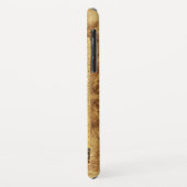 JAHRESANGEL MONOGRAM, Pergament Case-Mate iPhone Hülle (Hinten/Links)