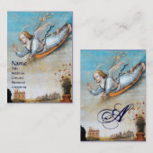 JAHRESANGEL MONOGRAM VISITENKARTE (Vorne/Hinten)