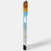 JAHRESANGEL-MONOGRAMM ,Braunes Pergament Case-Mate iPhone Hülle (Rückseite / Rechts)