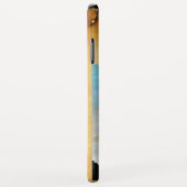 JAHRESANGEL-MONOGRAMM ,Braunes Pergament Case-Mate iPhone Hülle (Hinten/Rechts)