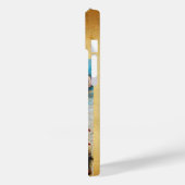 JAHRESANGEL-MONOGRAMM ,Braunes Pergament Case-Mate iPhone Hülle (Rückseite / Links)