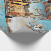 JAHRESANGEL UND JUNGFRAU GESCHENKPAPIER (Ecke)