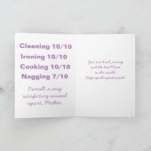 Jahresbericht der Mutter Karte (Innenseite)