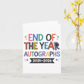 Jahresende 2025-2026 Letzter Tag der Veröffentlich Karte (Gelbe Blume)