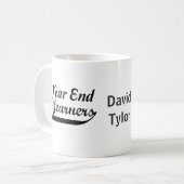 Jahresende Kaffeetasse (Vorderseite Links)