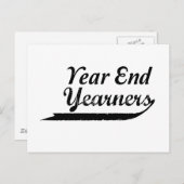 Jahresende Postkarte (Vorne/Hinten)