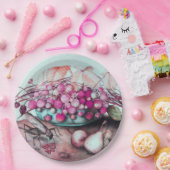 JAHRESFRÜCHTE STÜREN DURCHFÜHREN EIN BLÄTTER PAPPTELLER (Party)