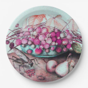 JAHRESFRÜCHTE STÜREN DURCHFÜHREN EIN BLÄTTER PAPPTELLER