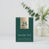 JAHRESGESCHÄFT DER UNTERNEHMEN - Weißes grünes Gol Visitenkarte (Stehend Vorderseite)