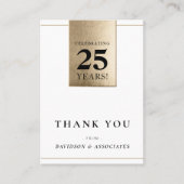 JAHRESGESCHÄFT DER UNTERNEHMEN - Weißgold in schwa Visitenkarte (Vorderseite)