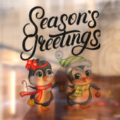 Jahresgrüße Fensteraufkleber (Blatt 2)