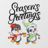 Jahresgrüße Fensteraufkleber (Blatt)