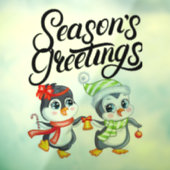 Jahresgrüße Fensteraufkleber (Blatt 3)