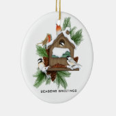 Jahresgrüße Keramik Ornament (Rechts)