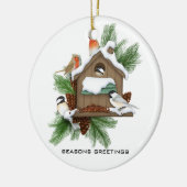 Jahresgrüße Keramik Ornament (Links)