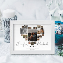 JAHRESHERZEN-KOLLAGE POSTER UND DRUCKEN