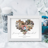 JAHRESHERZEN-KOLLAGE POSTER UND DRUCKEN