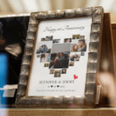 JAHRESHERZEN-KOLLAGE POSTER UND DRUCKEN