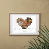 JAHRESHERZEN-KOLLAGE POSTER UND DRUCKEN