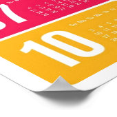 Jahreskalender 2010 poster (Ecke)