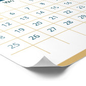 Jahreskalender 2022 poster (Ecke)
