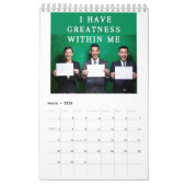 Jahreskalender 2025 mit positiven Bekräftigungen Kalender (Mär 2026)