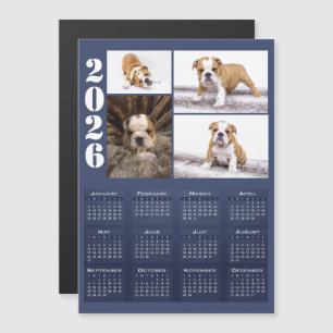 Jahreskalender 2026 Hund Haustier 4 Foto Collage M Magnetkarte