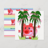 Jahreskarte für die Party Einladung (Vorne/Hinten)