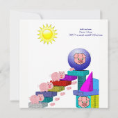 Jahreskarte für die Party Einladung (Rückseite)