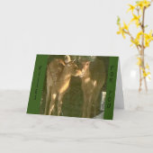 **JAHRESKISS** VON IHNEN BITTE! KARTE (Gelbe Blume)