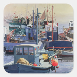 Jahresklippen 1986 quadratischer aufkleber