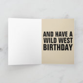 JAHRESOAKLEIE MIT GUNSTEN, BIRTHTAGGKARTEN KARTE (Innenseite)