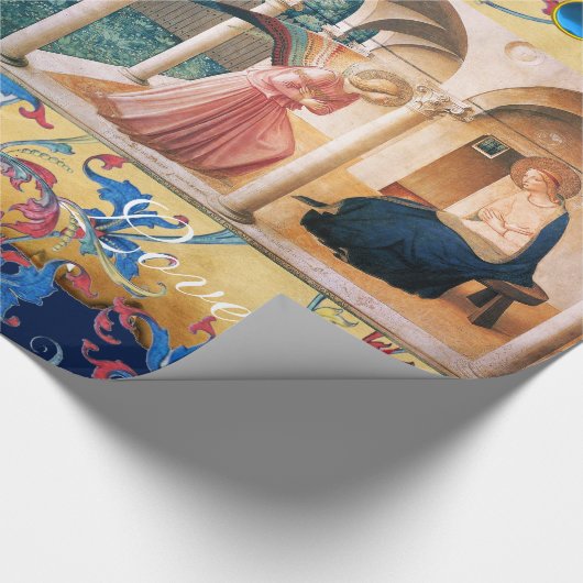 JAHRESPARKPLATZ FÜR ANGELICO CHRISTMAS GESCHENKPAPIER (Ecke)