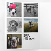 Jahresrückblick Fotos Karte (Innen Erste Seite)