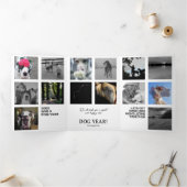 Jahresrückblick Fotos Karte (Innenseite)