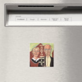 JAHRESSOUVENIR MAGNET AMERIKANISCHES GOTHISCHES BI (In Situ (Geschirrspüler))