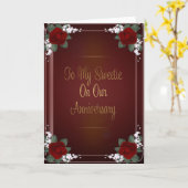 Jahrestag 01 karte (Gelbe Blume)