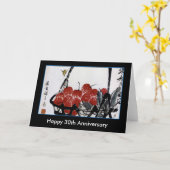 Jahrestag, chinesisches Gemälde Karte (Gelbe Blume)