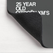 Jahrestag Citroen XM 25. Mäusematte Mousepad (Ecke)