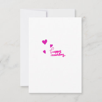 Jahrestag! Dankeskarte