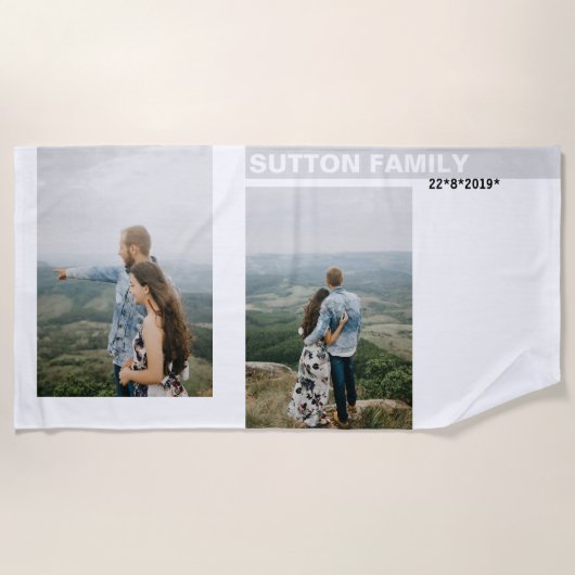 Jahrestag der Fotosammlung Strandtuch (Vorderseite)