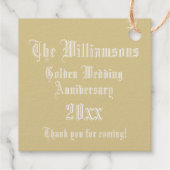 Jahrestag der Hochzeit beleuchteter Buchstabe W Mo Geschenkanhänger (Rückseite)