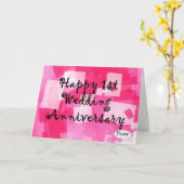 Jahrestag der Hochzeit Karte (Gelbe Blume)