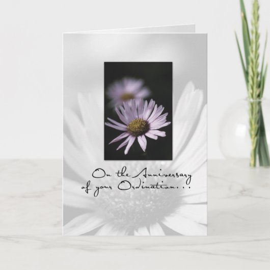 Jahrestag der Ordination Karte (Vorderseite)
