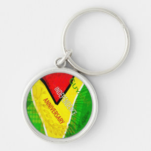 Jahrestag der Unabhängigkeit von Guyana Schlüsselanhänger