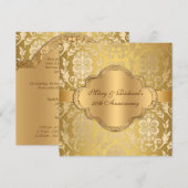 Jahrestag des eleganter einladung (Vorne/Hinten)