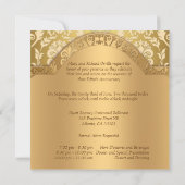 Jahrestag des eleganter einladung (Rückseite)